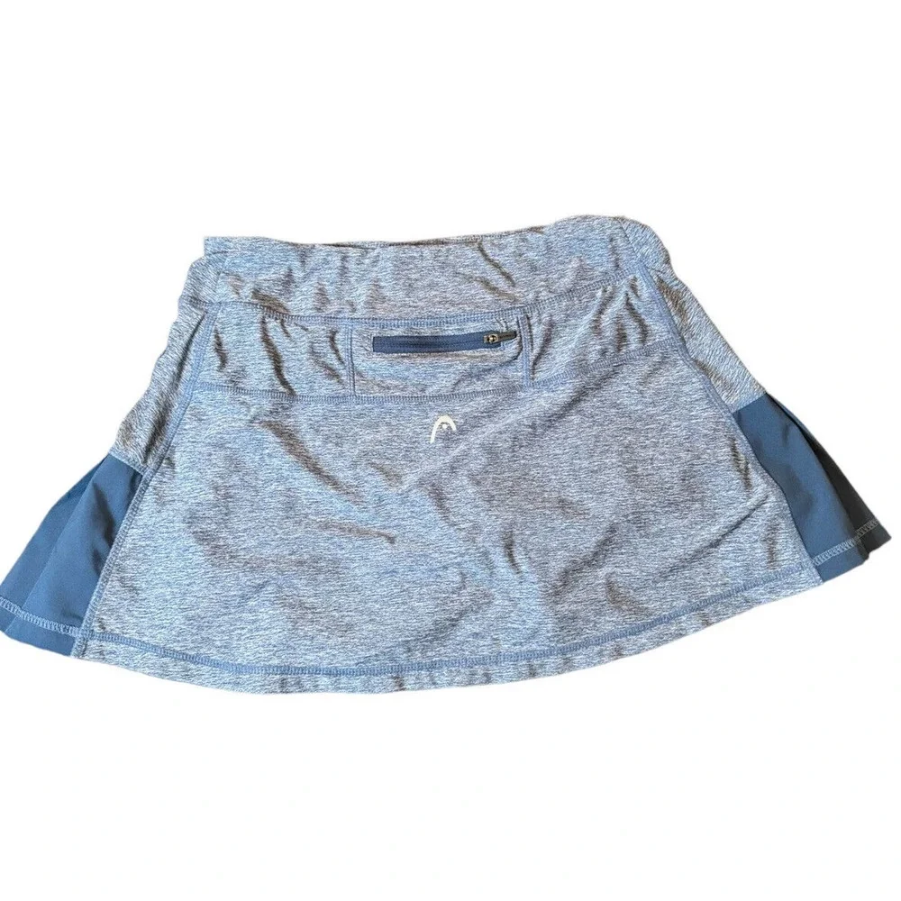 Head Moonlit‎ Ocean Heather Pleated Skirt Size S
